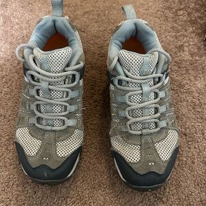 Womens Merrell Accentor Gray Comfort Outdoor Hiking Shoes Sneakers Size 6.5 M